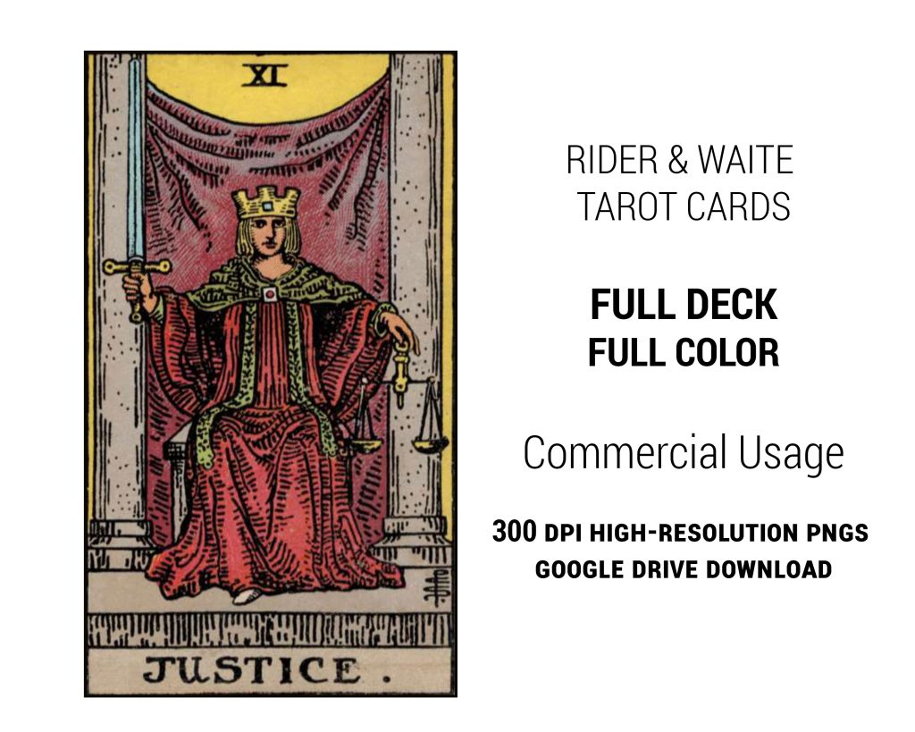 Rider Waite Tarot Cards Full Color Magik Charms