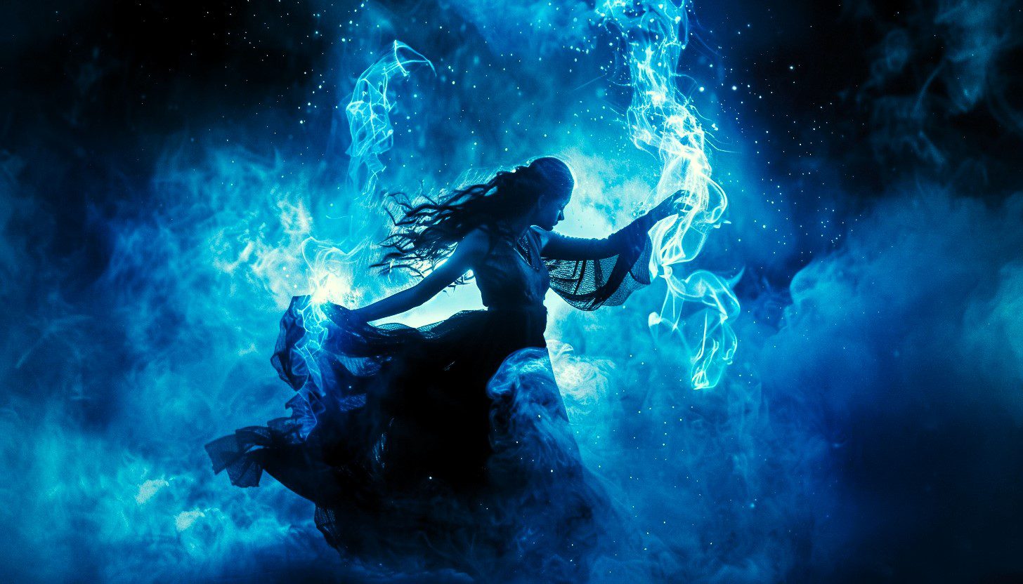 The colour blue in magick