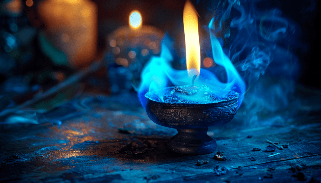 Element of blue in air magick