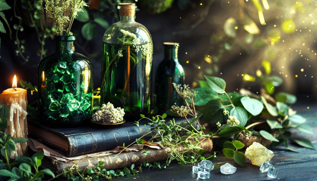 how to use green in magick and witchcraft