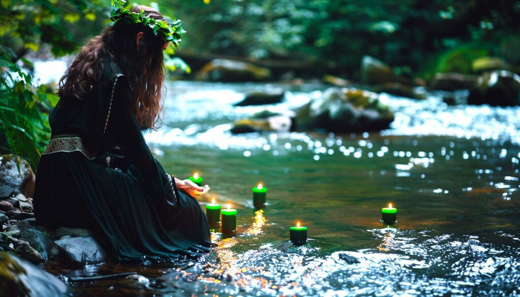 Green in witchcraft and magick spells