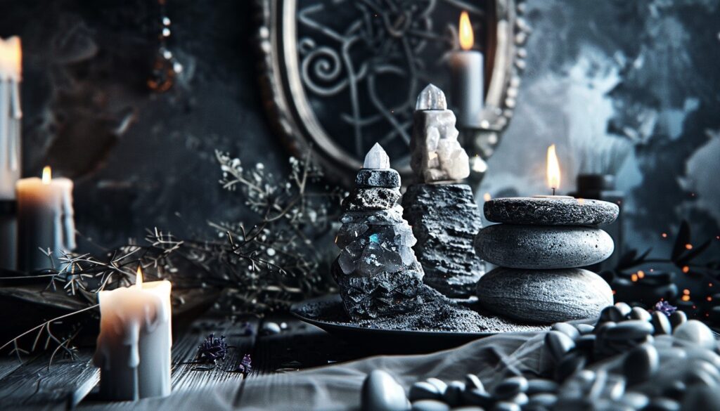 Grey in witchcraft and magick spells and rituals