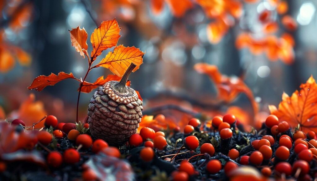 An acorn to be used in a protection spell on Mabon