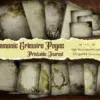 Demon & Lace Blank Grimoire Pages,Printable Witchcraft Junk Journal Kit