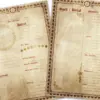 Moon magick spell and ritual template on aged paper