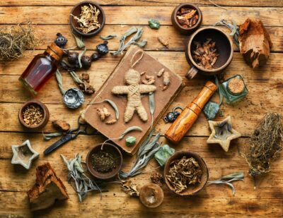 Kitchen witchery. Harvest t he power of magickal herbs and spices in your spells.